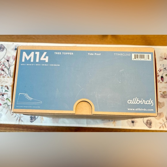 Allbirds | Tree Topper Style | Tide Blue | Environmentally Friendly | Men’s 14 - Picture 3 of 3